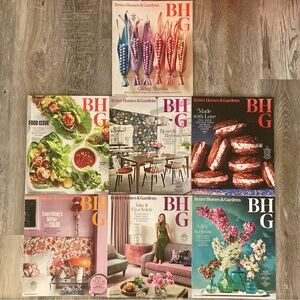 Lot 7 Better Homes & Gardens Magazine 2025 2024 June May Apr Mar Feb Jan Dec Nov